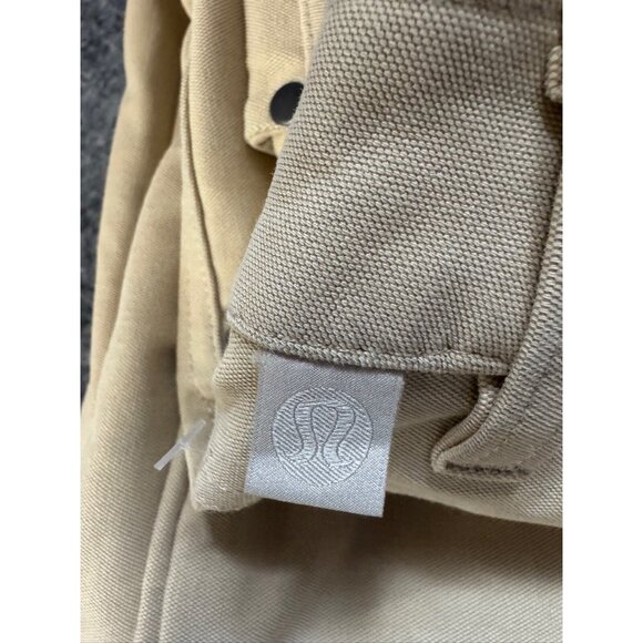 Lululemon ABC Pants Men's 28 Cream Tan Classic Fit Utilitech Straight Leg Chino - Picture 8 of 9